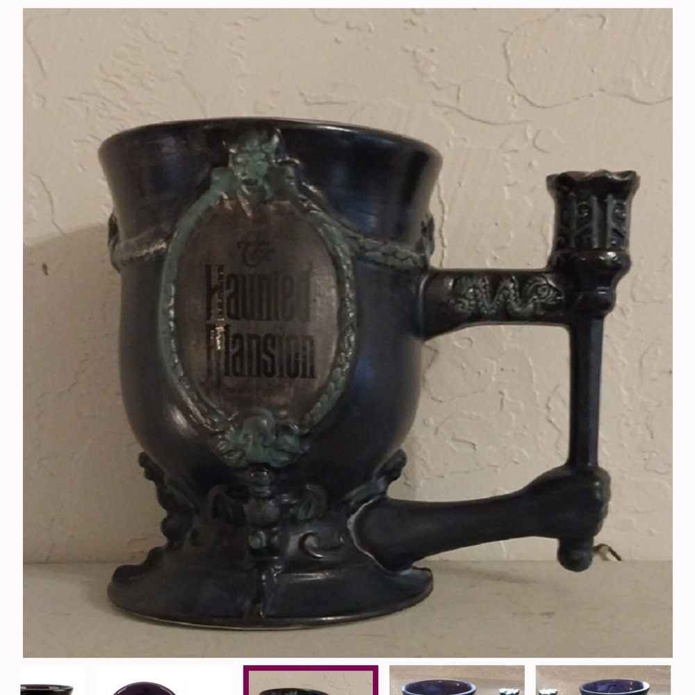 Disney Haunted Mansion Black and Green Mug